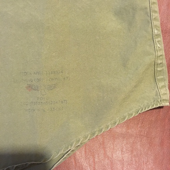 Polo Type B-11 Army Green Button Shirt L - Picture 4 of 11
